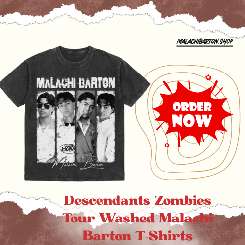 Descendants Zombies Tour DTNK1805 Washed Malachi Barton T-Shirts